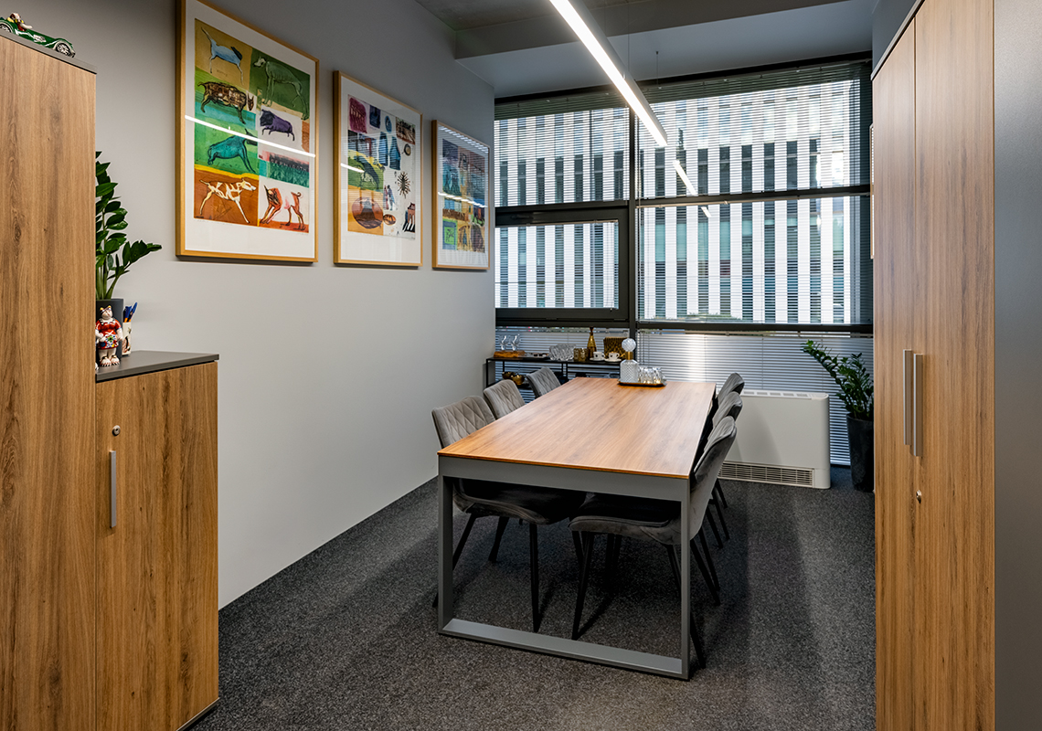 Meeting room at Paweł Wroński’s law office